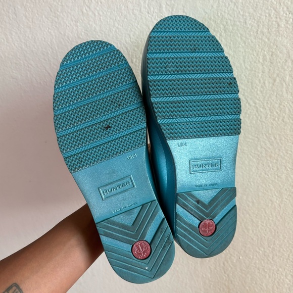 hunter play clogs in blue - Picture 8 of 8